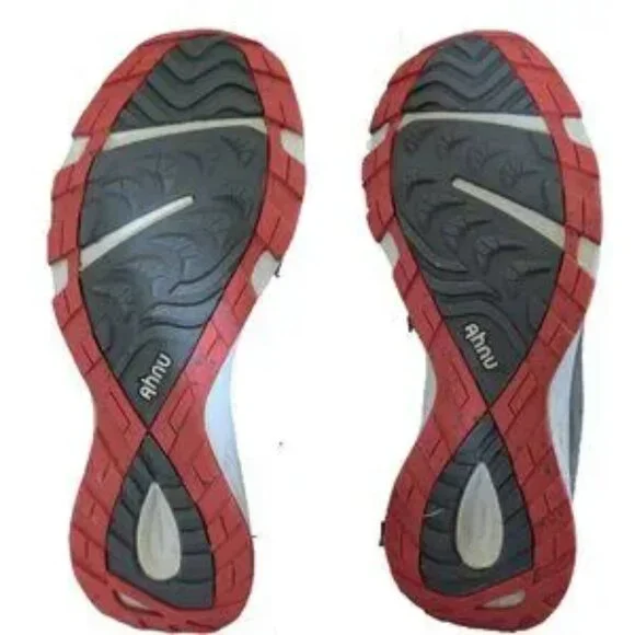 Womens Ahnu Teva Sugar Venture Taupe Leather Hiking Sneakers Shoes Size 7.5 - Picture 2 of 4